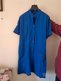 Grembiule blu Made in Italy per lavori