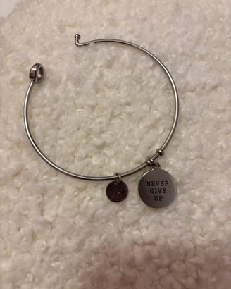 Bracciale Kidult  Never give up.