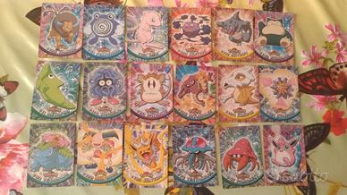 Lotto carte Pokemon Topps anni 99/00 Vintage Mew