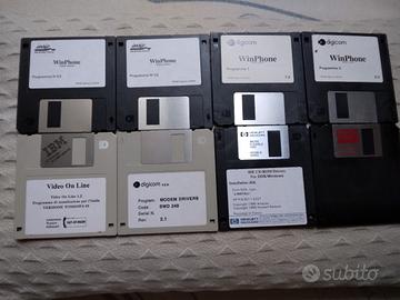 8 Floppy disk, anni '90