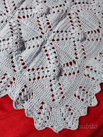 copertina di lana uncinetto a mano