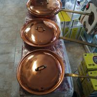 Padelle in rame stagnato