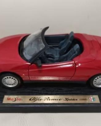 Modello auto alfa romeo spider cabrio no burago