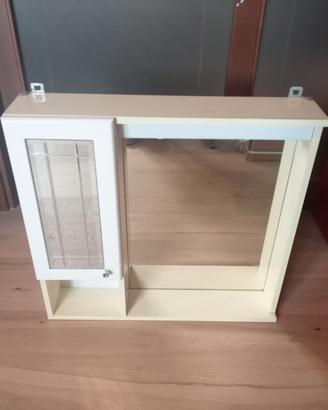 Mobiletto specchio bagno