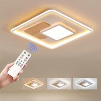 Plafoniera da soffitto con legno 41,5 cm