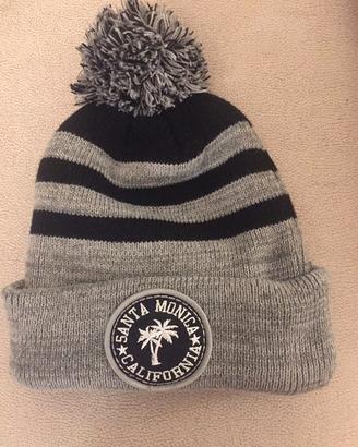 Cappello con pon pon colore: grigio Santa Monica