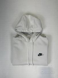 Felpa Nike bianca con cappuccio - taglia S