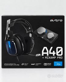 Astro A40 + MixAmp Pro TR + adattatore PS5