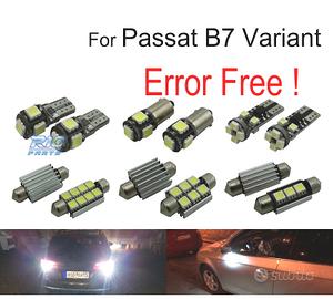 KIT 6 LAMPADE LED PER VOLKSWAGEN VW PASSAT B7 365 
