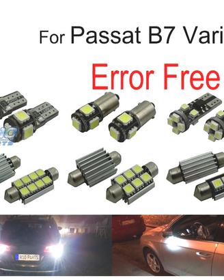 KIT 6 LAMPADE LED PER VOLKSWAGEN VW PASSAT B7 365 
