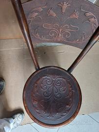 numero 4 sedie vintage 