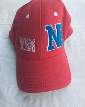 cappello New Era Colleg rosso originale 