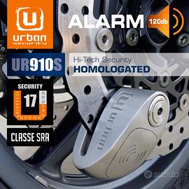Blocca Disco Inox 10 mm Urban Hi-Tech Allarme - SR