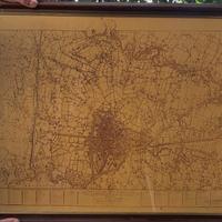 ristampa di cartografia antica di Padova