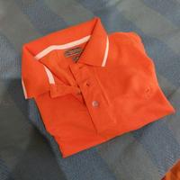 Polo arancione Cotton & Silk