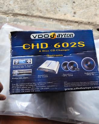 Caricatore 6 CD per auto VDO Dayton CHD 602S Nuovo
