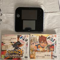 Nintendo 2DS Blu + 2 giochi