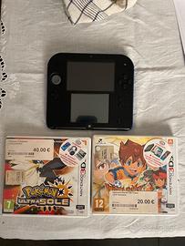 Nintendo 2DS Blu + 2 giochi