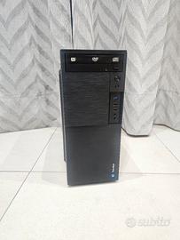 PC Desktop Veloce con SSD 256GB WiFi Studio Office