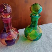 Bottiglie in vetro colorato