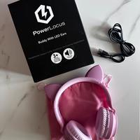 Cuffie bluetooth rosa da bambina pari a nuovo