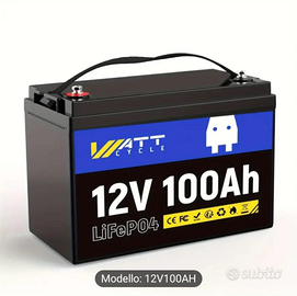 Batteria al litio 12v 100Ah