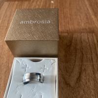 Anello donna in acciaio di oregio