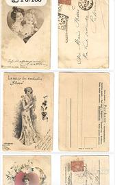 COLLEZIONE  di cartoline d’epoca fin de siècle