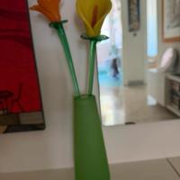 Fiori di vetro in vaso