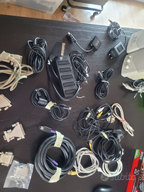 Cavi elettrici,pc,tv,telefono,stampante
