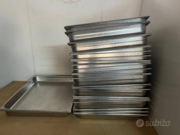 Teglie-Vassoio da forno inox per ristorazione 30pz