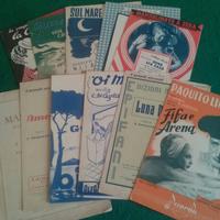 11 spartiti canzoni napoletane anni 40/50