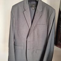 Blazer uomo H&M, tg.48, grigio scuro, regular fit