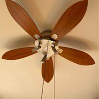 Lampadario 3 punti luce con ventilatore a pale