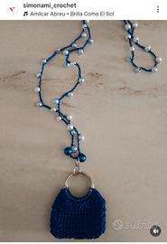 Nuove collane realizzate a mano all'uncineto 