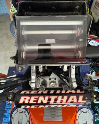 Porta roadbook Migtech con staffe e pulsantiera