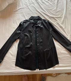 Giorgio Armani - camicia  in pelle