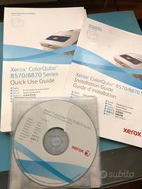 Libretto + DVD  Xerox ColorQube 8570 e 8870