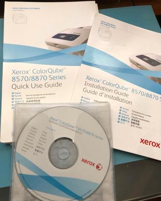 Libretto + DVD  Xerox ColorQube 8570 e 8870