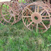 Ruote gabbia in ferro trattore