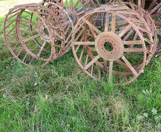 Ruote gabbia in ferro trattore