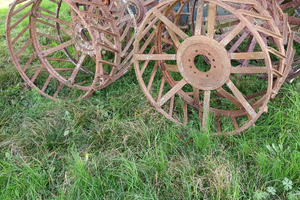 Ruote gabbia in ferro trattore