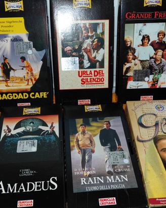 13 FILM ORIGINALI VHS + CASSETTA VERGINE