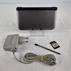 nintendo 3ds xl grigio + caricabatterie e micro sd