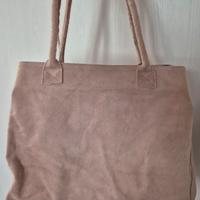 borsa nuova in vero camoscio 