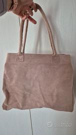 borsa nuova in vero camoscio 