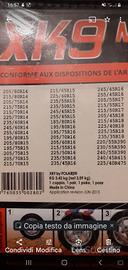 3 paia catene nuove con misure in foto 