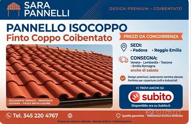Pannelli copertura coibentati