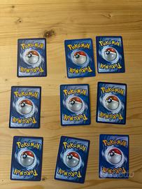 Carte pokemom lotto 9 carte