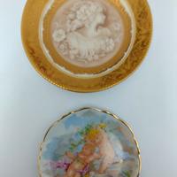 coppia piattini decorativi Limoges